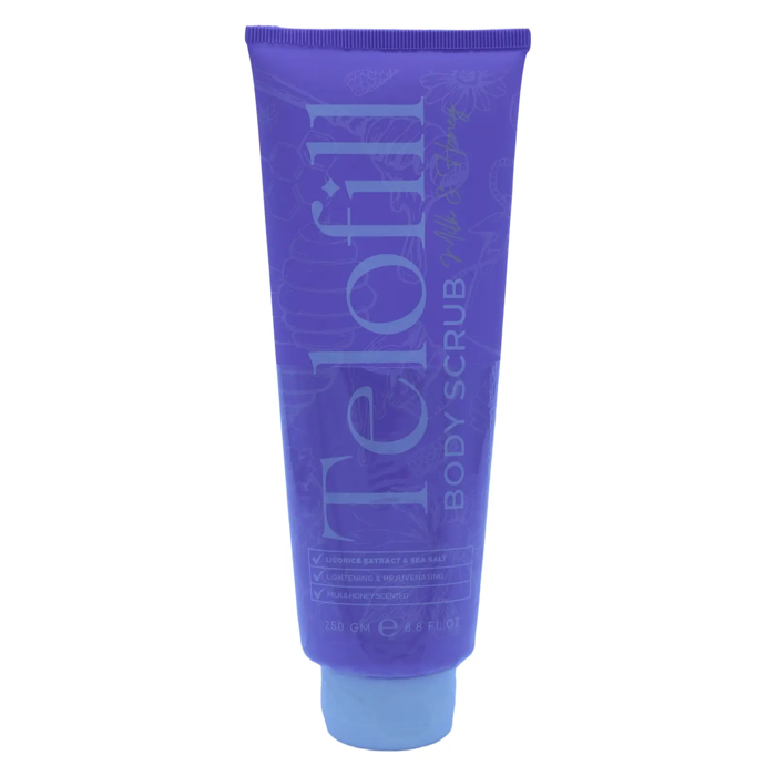 Telofill Body Scrub - Licorice Extract & Sea Salt (250 gm)