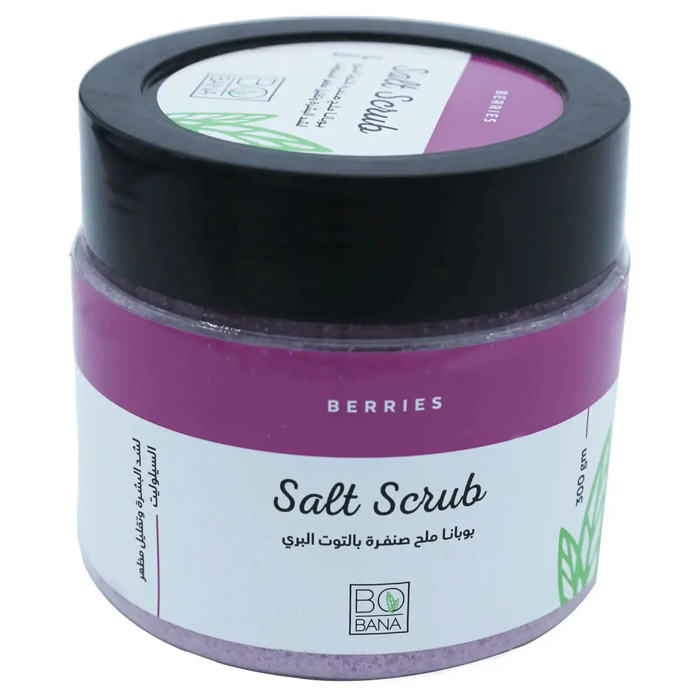 Bobana Berries Salt Scrub - Firms Skin & Reduces Appearance of Cellulite (300 gm)