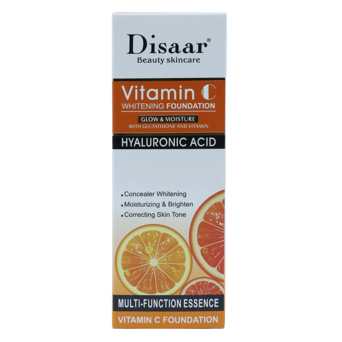 Disaar Vitamin C Whitening Foundation with Hyaluronic Acid 45 gm