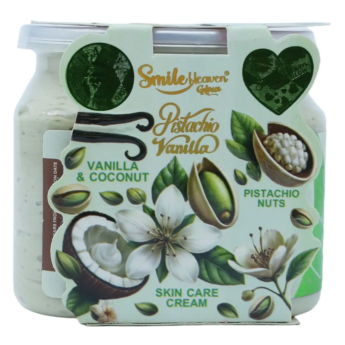 Smile Heaven Glow SKIN CARE CREAM - Pistachio Vanilla(450 ml)