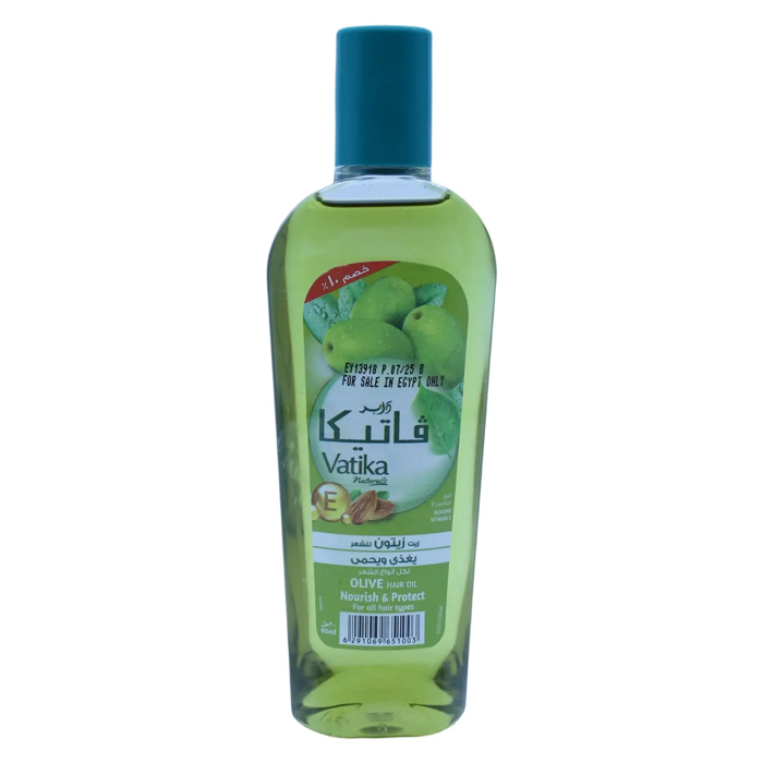 Vatika Olive Hair Oil - Nourish & Protect For All Hair Types (90 ml)