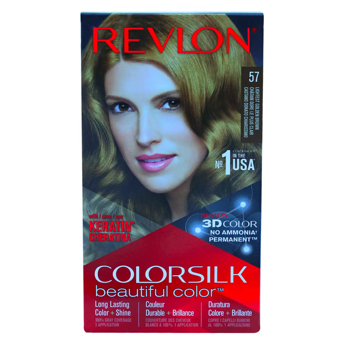 Revlon Colorsilk Beautiful Color 57 Lightest Golden Brown