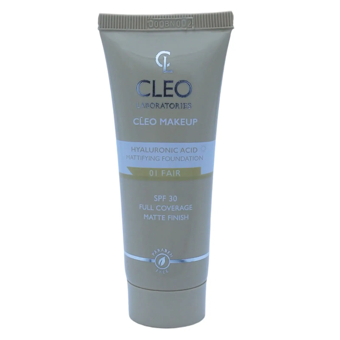 Cleo Makeup - Hyaluronic Acid Mattifying Foundation 30 ml