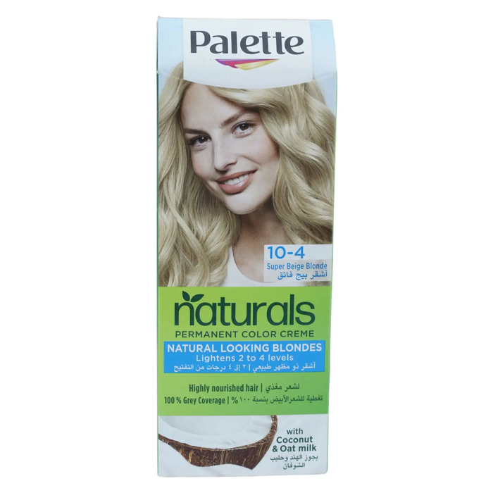 Palette Permenant Natural Colour 10-4 Super Beige Blonde