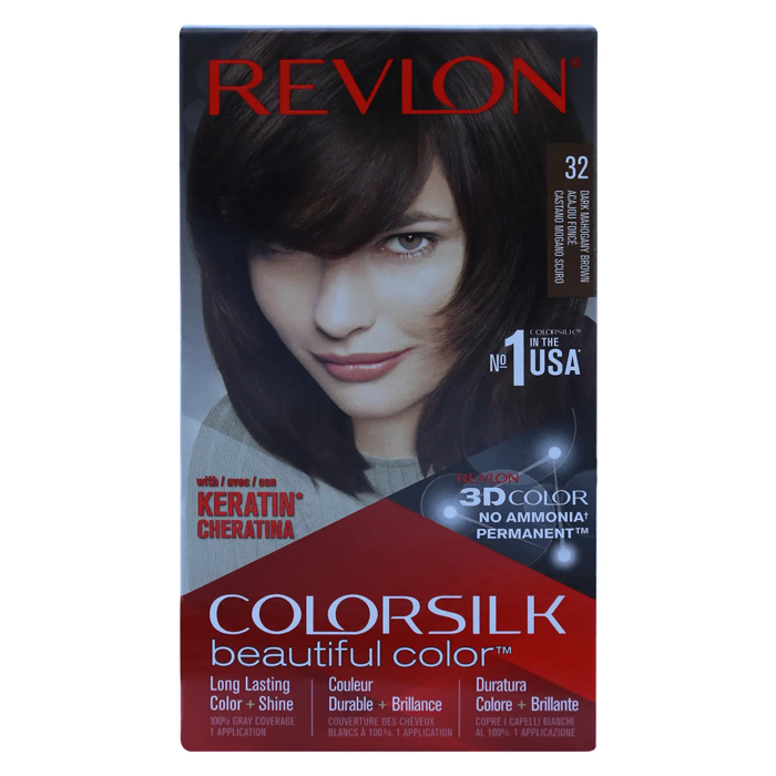 Revlon Colorsilk Beautiful Color 32 Dark Mahogany Brown