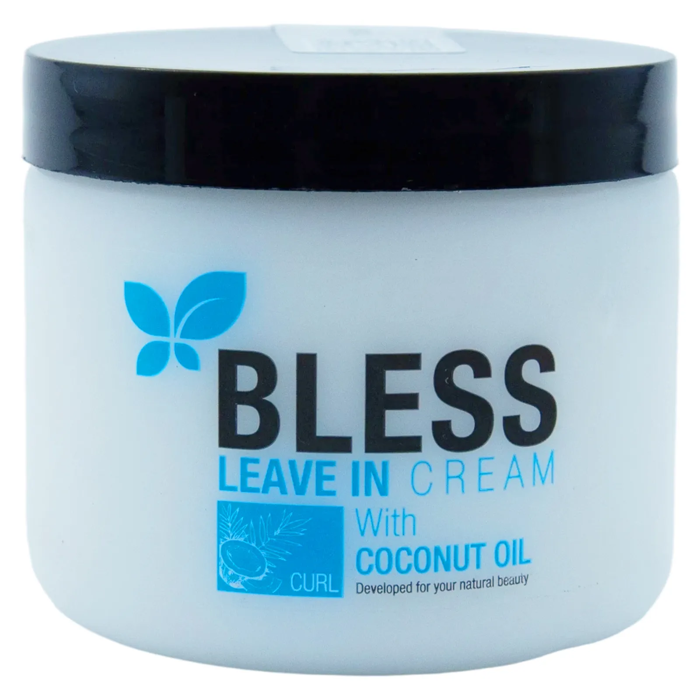 Bless Leave In Cream for Curl Hair with Coconut Oil - For Volume & Shine 450 ml