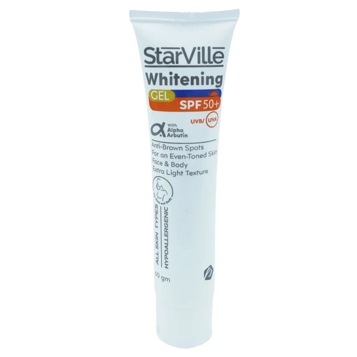 StarVille Whitening Gel SPF 50+ for Face & Body (60 gm)