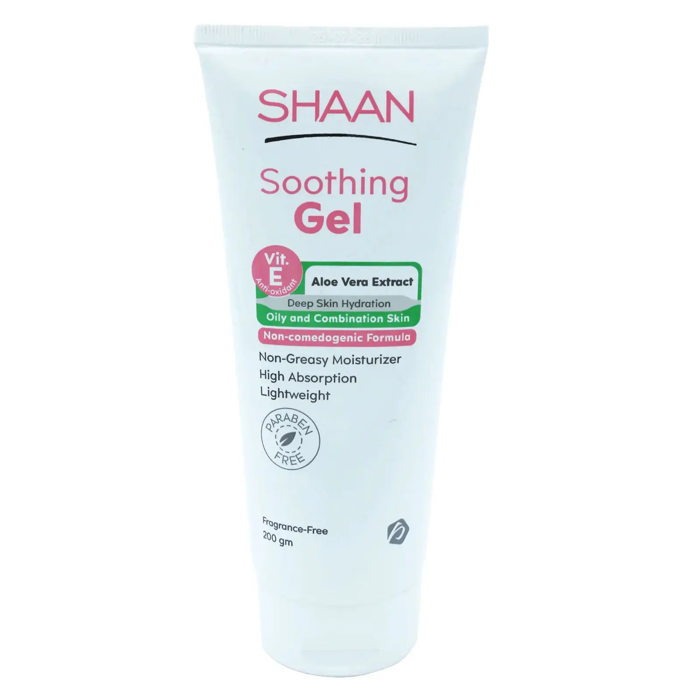 Shaan Soothing Gel Moisturizer with Aloe Vera Extract & Vit. E (200 gm)