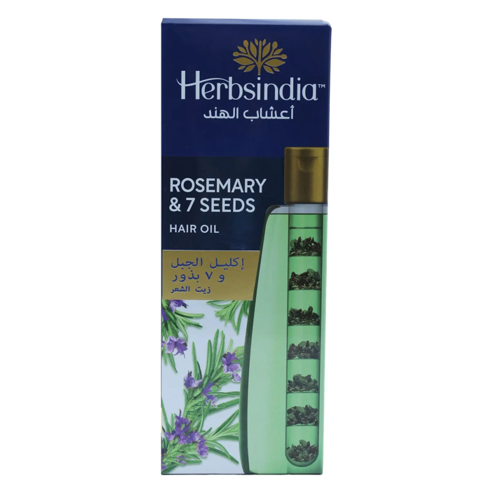 Herbsindia Rosemary & 7 Seeds Hair Oil 180 ml