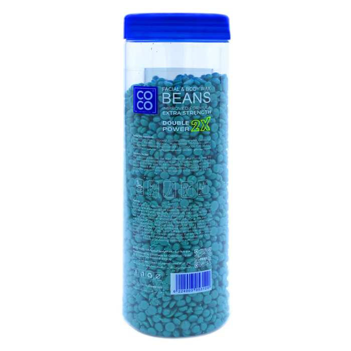 Facial & Body Wax Beans - Improved Formula Extra Strength (Double Power 2X) 350 gm