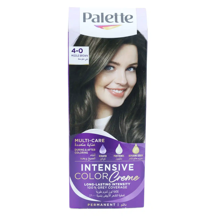 Palette Intensive Color Creme 4-0 Medium Brown 50 ml