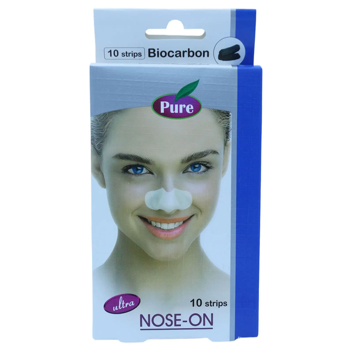 Pure Cleansing Strips for Nose Pores - biocarbon - 10 Strips