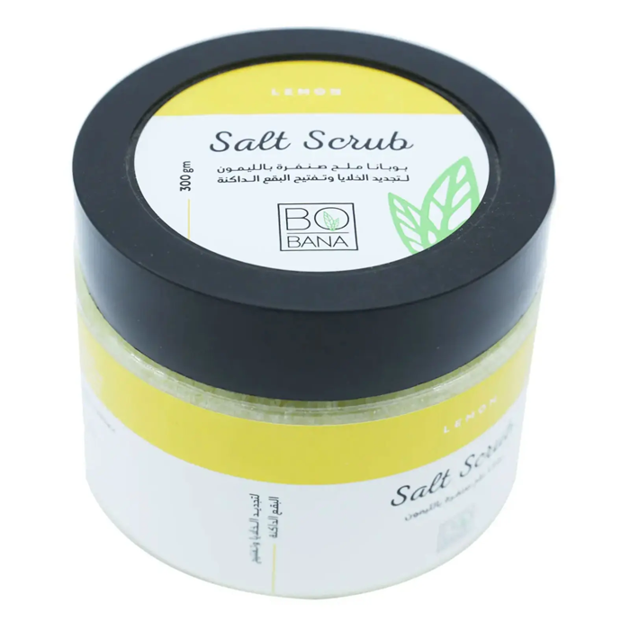 Bobana Lemon Salt Scrub - Cell Renewal & Dark Spots Whitening (300 gm) - 2