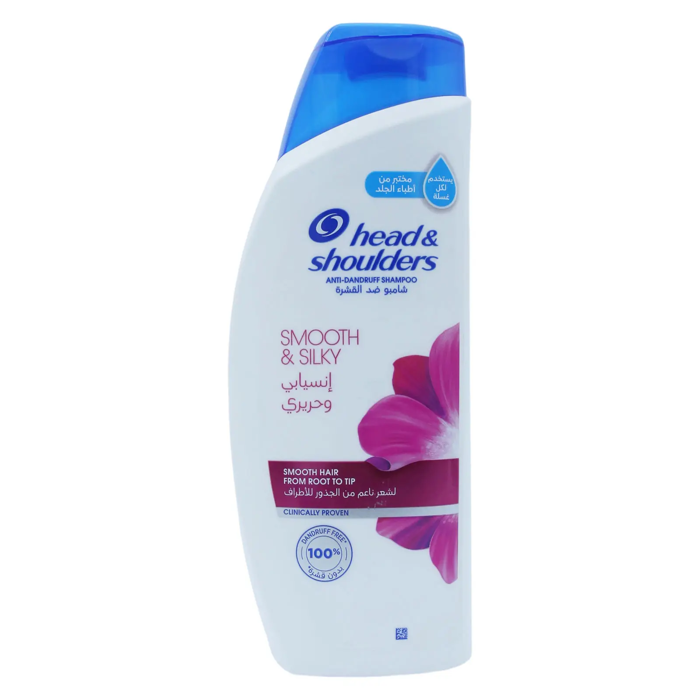 Head & Shoulders Smooth & Silky Anti-Dandruff Shampoo (600 ml)