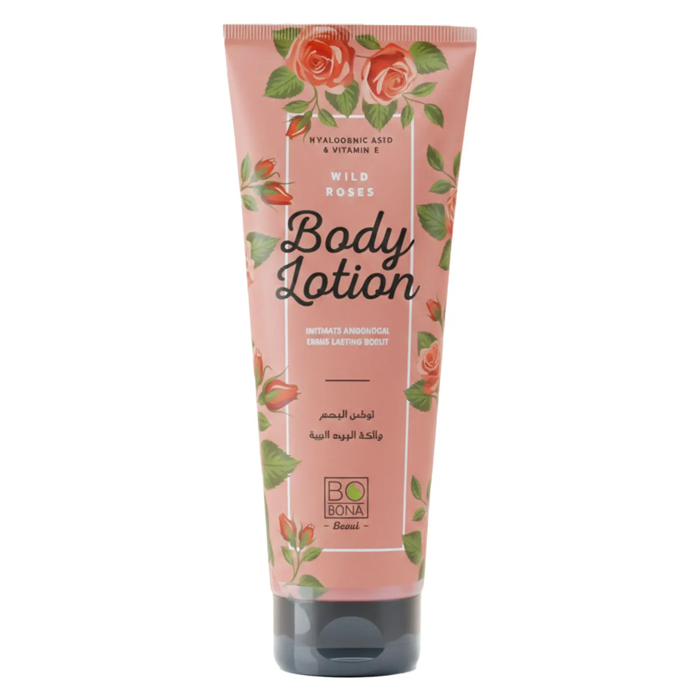 Bobana Wild Roses Body Lotion - Long-Lasting Moisture & Fragrance 240 ml