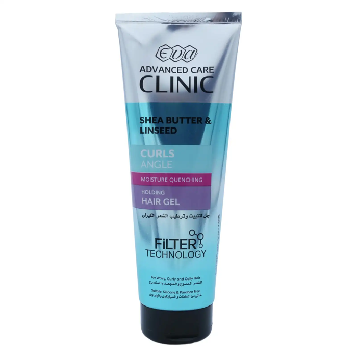 Eva Hair Clinic Curls Angle Holding Hair Gel - Shea Butter & Linseed(230 ml)