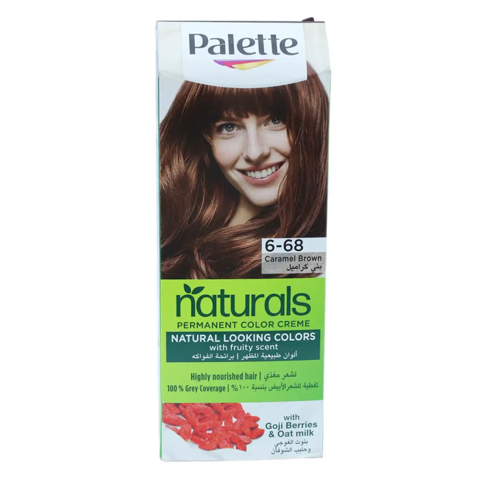 Palette Permenant Natural Colour 6-68 Caramel Brown
