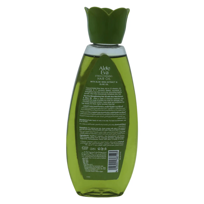Aloe Eva Strengthening Hair Oil With Aloe Vera Extract & Olive Oil For split ends and damaged hair (170 ml) - 2
