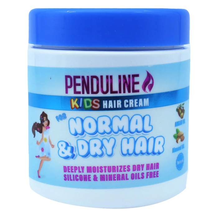 Penduline Kids Hair Cream for Normal & Dry Hair, enriched with Argan oil, Almond oil, Olive oil and Shea butter (250 ml)