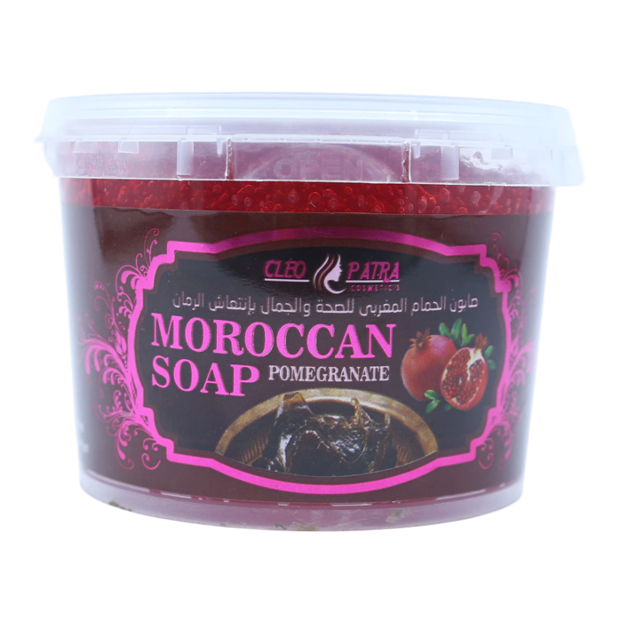 cleo patra moroccan  soap with pomegranate 500 ml