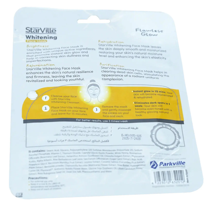 StarVille Whitening Face Mask with Alpha Arbutin (1 Sheet) - 2