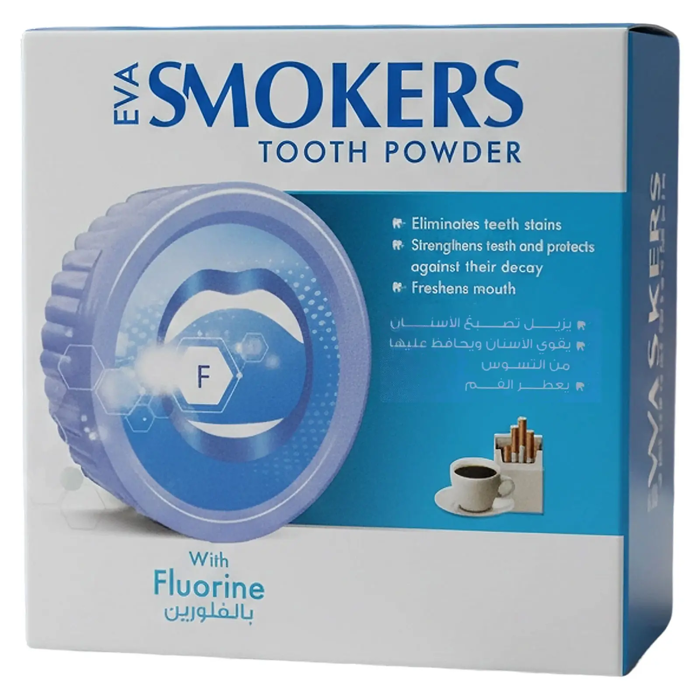 Eva Smokers Tooth Powder With Fluorine (40 gm)