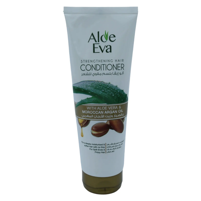 Aloe Eva Strengthening Hair Conditioner With Aloe Vera & Moroccan Argan Oil - For a deeply moisturized  (230ml)