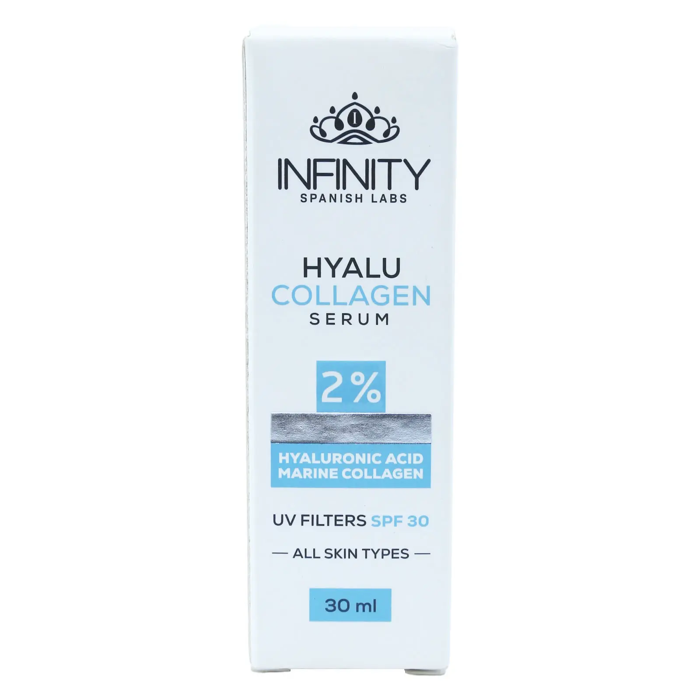 INFINITY HYALU COLLAGEN SERUM 2%. UV FILTERS SPF 30, ALL SKIN TYPES (30ml)