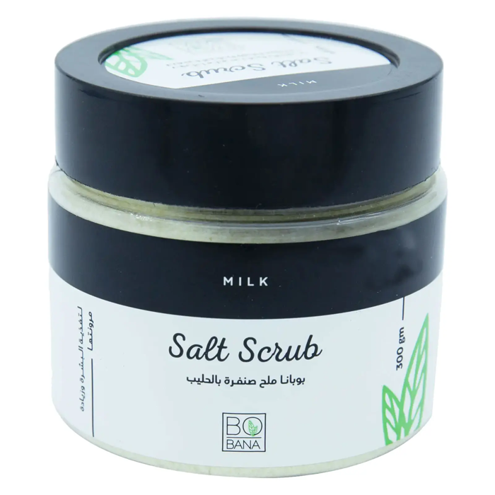 Bobana Milk Salt Scrub - Nourishes Skin & Increases Elasticity (300 gm)