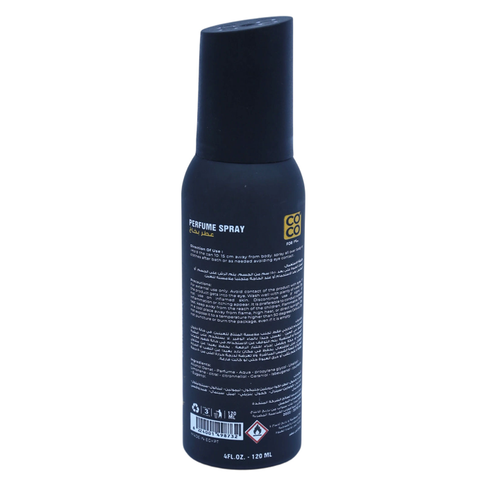 Coco Spray Deodorant for Men - Gravity - 120ml