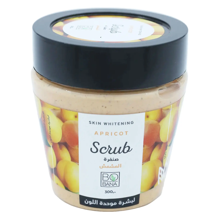 Bobana Skin Whitening Apricot Scrub - For Even Skin Tone (300 gm)