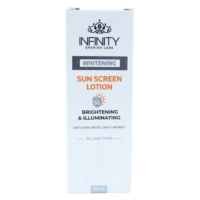 INFINITY WHITENING SUN SCREEN LOTION - SPF 50+ Protection (50ml)