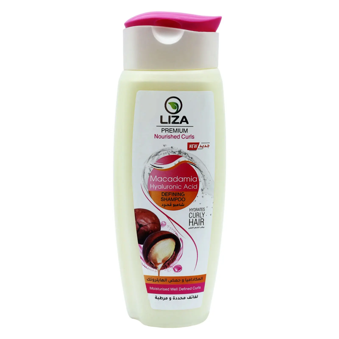 Liza Premium Shampoo - Macadamia & Hyaluronic Acid for Curly Hair 350ml