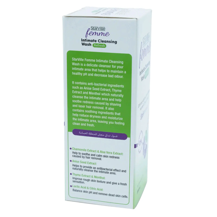 StarVille Femme Intimate Cleansing Wash - Refresh 200 ml - 2