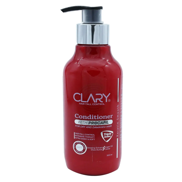 Clary Conditioner with Procapil for Dry and Damaged Hair - Hair Fall Control (300 ml)