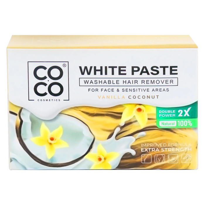 Coco - Washable Hair Remover,(White Paste, Vanilla Coconut) 100 gm