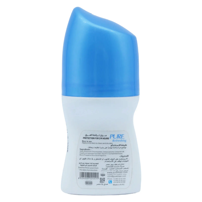PURE Deodorant Roll-On - Refreshing  50 ml - 2