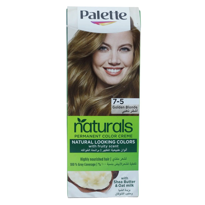 Palette Permenant Natural Colour 7-5 Golden Blonde