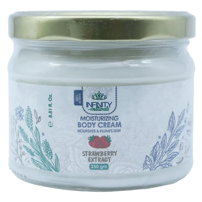 Infinity Moisturizing Body Cream Strawberry Extract (250 gm)