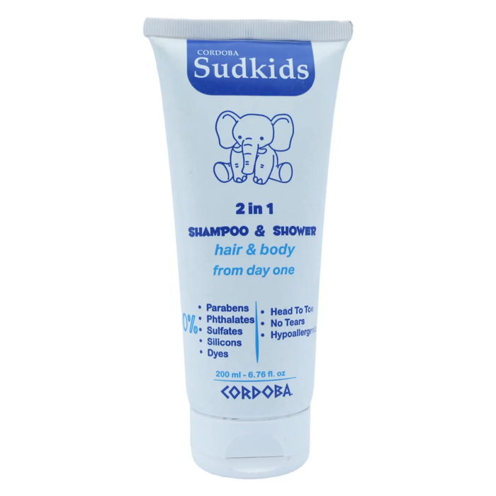 Sudkids 2 in 1 Shampoo & Shower 200ml