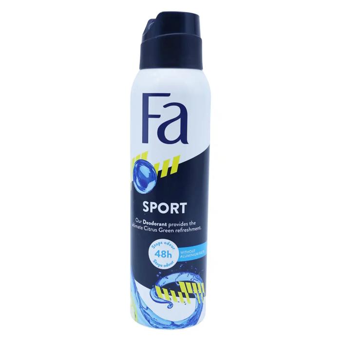 FA Sport Citrus Green Scent  For Men spray - 150 ml