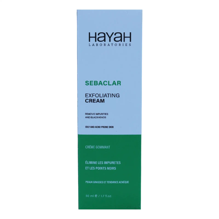 Hayah Sebaclar Exfoliating Cream to Remove Impurities and Blackheads (50 ml)
