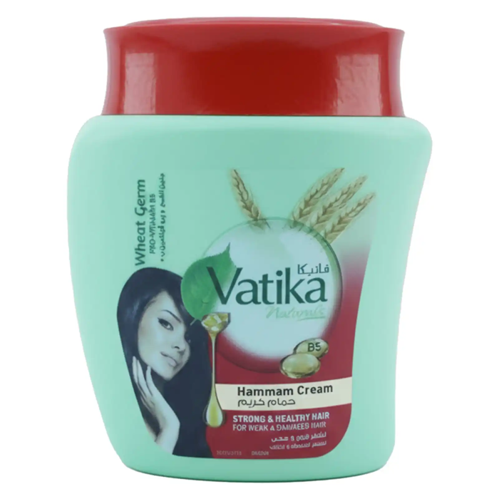 Vatika Naturals Hammam Cream - Wheat Germ & Pro-Vitamin B5(300 ml)