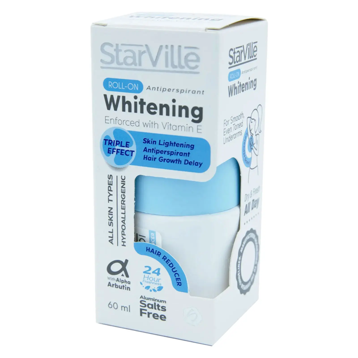 StarVille Whitening Roll-On Antiperspirant - Lavender Scent (60 ml)