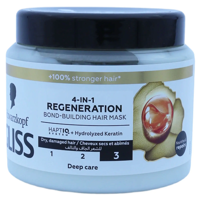Gliss 4-In-1 Regeneration Bond-Building Hair Mask 400 ml