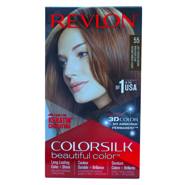 Revlon Colorsilk Beautiful Color 55 Light Reddish Brown