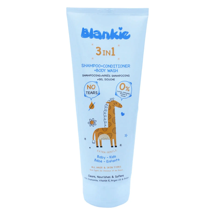 BLANKIE 3 IN 1 SHAMPOO + CONDITIONER + BODY WASh 200 ml