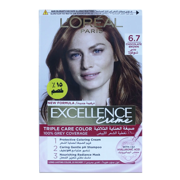 L'Oréal Paris Excellence Crème - Chocolate Brown (6.7)