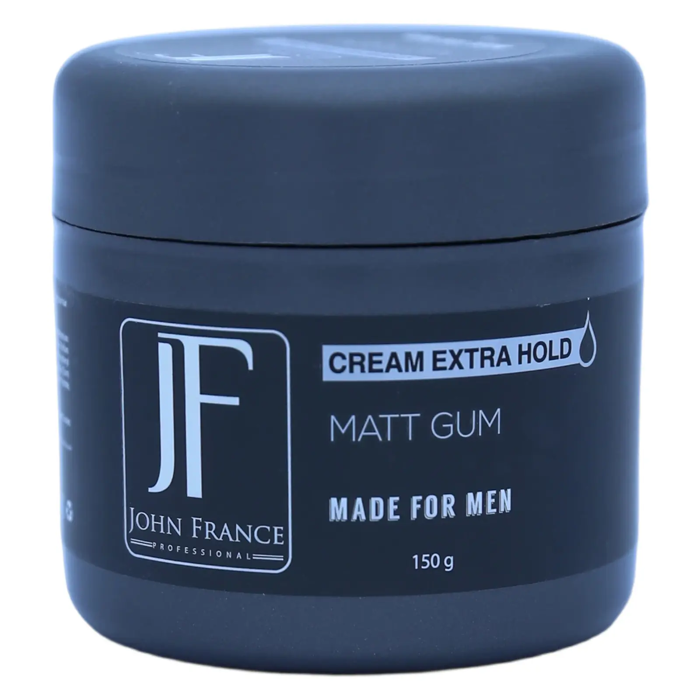 JOHN FRANCE PROFESSIONAL CREAM EXTRA HOLD MATT GUM MADE FOR MEN 150 gm