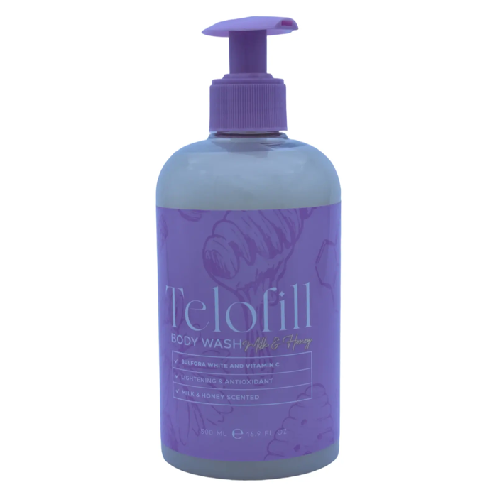 Telofill Body Wash Milk & Honey - Lightening & Antioxidant (500 ml)